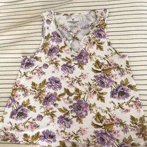 AEO | Sleeveless floral top